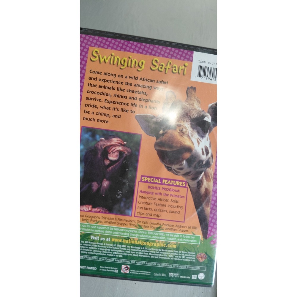 collection five educational media National Geographic Really Wild Animal Dvd Set - Picture 8 of 11